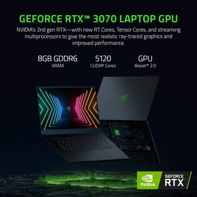 Portátil Razer Blade 15 i7/16GB/1TB SSD/RTX30 70/15.6 ' "