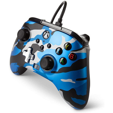 Power A Enhanced Wired Controller Camo Blue (Xbox One / Xbox Series X/S)