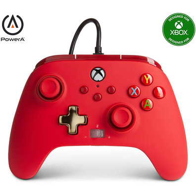 Power A Enhanced Wired Controller Red (Xbox One / Xbox Series X/S)