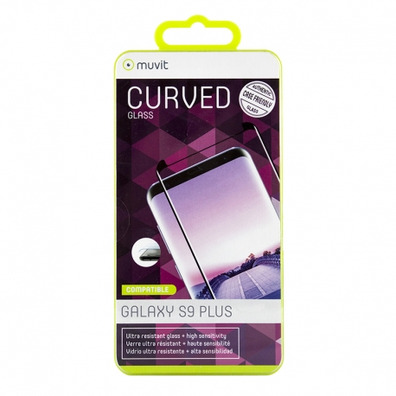 Vetro temperato 0,33 mm Curvo 3d Samsung Galaxy S9 Plus Muvit