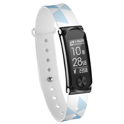 Bracciale Leotec Smartband Fresco HR Panno Bianco