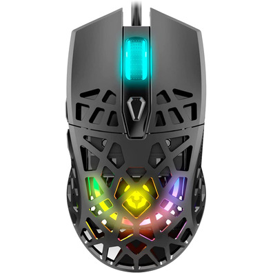 Ratón Gaming Krom Kaiyu RGB Negro