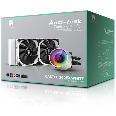 Refrigeración Líquida DeepCool Castle 240EX Blanco Intel/AMD