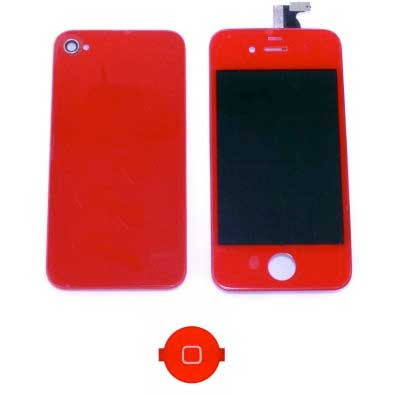 Riparazione Full Conversion Kit for iPhone 4 Red