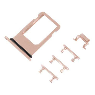 Vassoio scheda SIM  + Set di Pulsanti Laterali - iPhone 8 Plus Oro