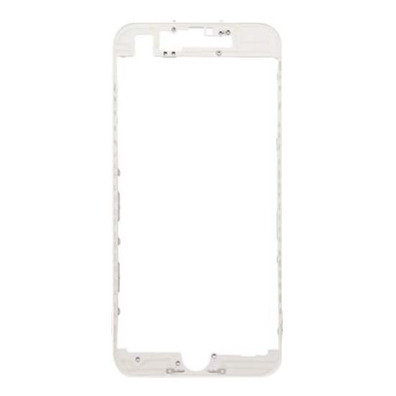 Front Frame with Hot Glue for iPhone 7 Bianco