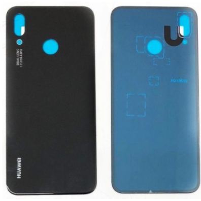 Cover posteriore di ricambio per Huawei P20 Lite / Nova 3 Nero