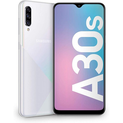 Samsung Galaxy A30s Prisma Schiacciare Bianco 4GB/128GB