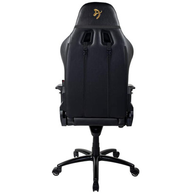 Silla Arozzi Verona Firma Nero PU - Gold Logo