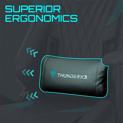 Sedia Gamer ThunderX3 BC3 Azurro