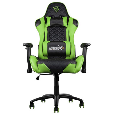 Sedia Gamer THUNDERX3 TGC12 Nero-Verde