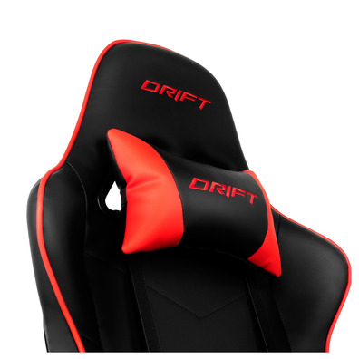 Sedia di Gioco Drift DR125 Nero/Rosso