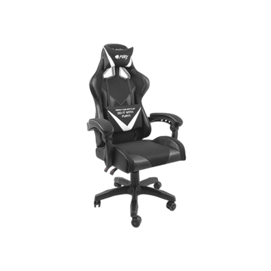 Silla Gaming Fury Avenger L Negra / Blanca