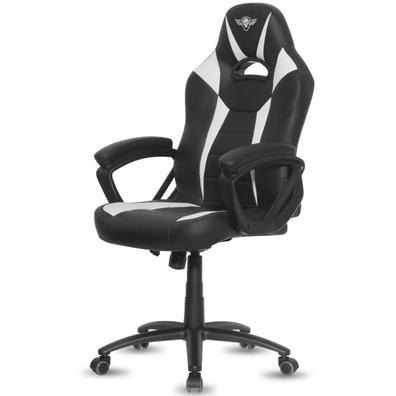 Silla Gaming Spirit di Gamer Fighter Blanca / Negra