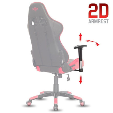 Silla Gaming Spirit di Gamer Assedio Demon Red