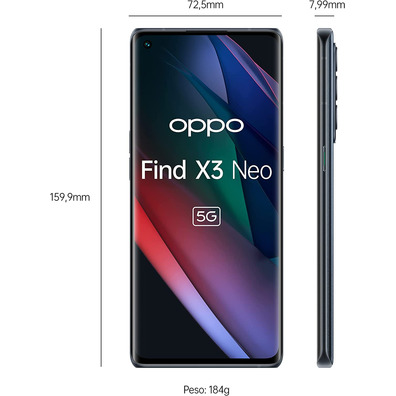 Smartphone Oppo Find X3 Neo 5G 12GB/256GB Nero