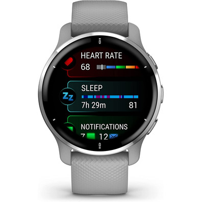 Smartwatch Garmin Venu 2 Plus GPS Plata y Gris