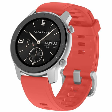 Smartwatch Huami Amazfit GTR 42mm Rosso Corallo BT5/Pulsómegro/GPS