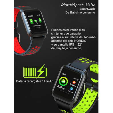 Smartwatch Leotec MultiSport Helse Grey