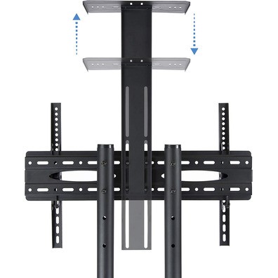 Soporte de suelo con ruedas Tooq FS1470M-B TV/Monitor 37 ''-70' "