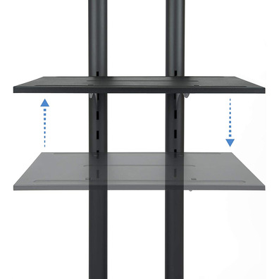 Soporte de suelo con ruedas Tooq FS1470M-B TV/Monitor 37 ''-70' "