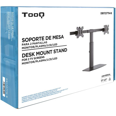 Soporte TV/Monitor TooQ DB1727TN-B 17 ''-27' "