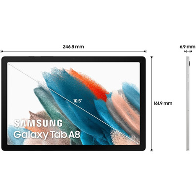 Tablet Samsung Galaxy Tab A8 10,5 '' 4GB/64GB Plata