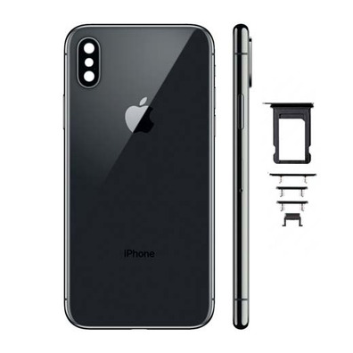 Coperchio della Batteria con la Copertura Posteriore - iPhone-XS Max Nero