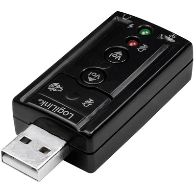 Tarjeta de Sonido Logilink 7,1 USB UA0078