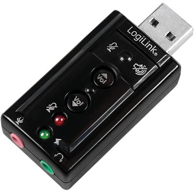 Tarjeta de Sonido Logilink 7,1 USB UA0078