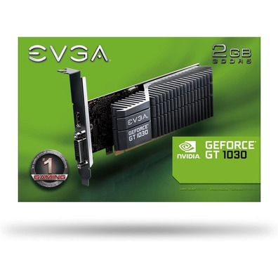 Tarjeta Gráfica EVGA GeForce GT1030 SC P 2GB GDDR5 Perfil Bajo