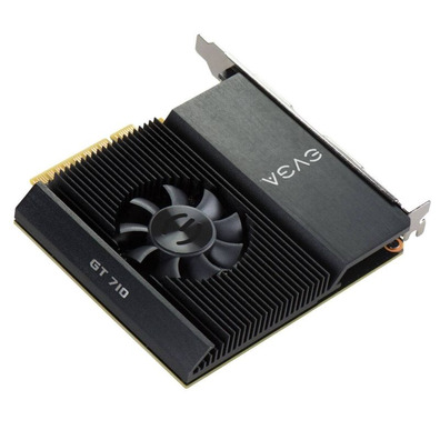 Tarjeta Gráfica EVGA Geforce GT710 2GB GDDR3 Basso Profilo