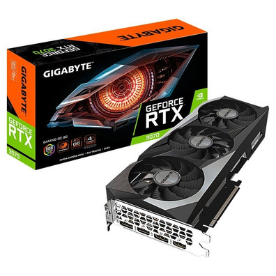 Tarjeta Gráfica Gigabyte GeForce RTX 3070 GAMING OC 8G / 8GB GDDR6