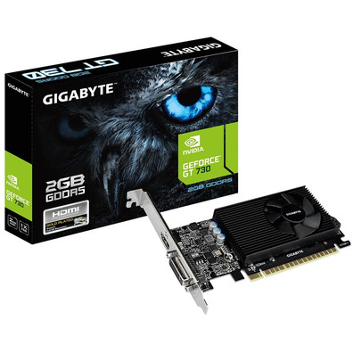 Tarjeta Gráfica Gigabyte GT730 2GB GDDR5