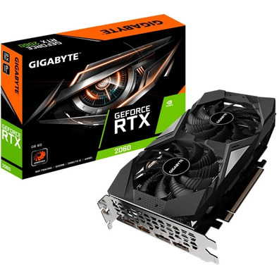 Tarjeta Gráfica Gigabyte RTX 2060 D6 6GB GDDR6