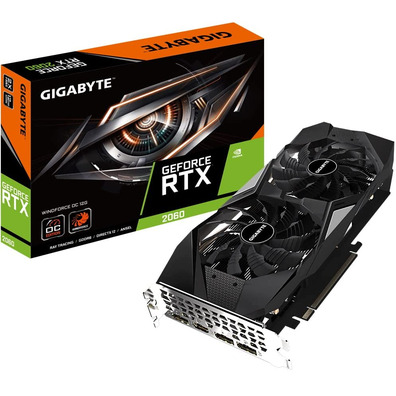 Tarjeta Gráfica Gigabyte RTX 2060 Windforce OC 12GB GDDR6