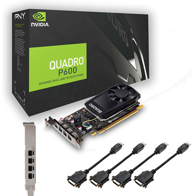 Tarjeta Gráfica PNY Quadro P620 2GB GDDR5 DVI V2