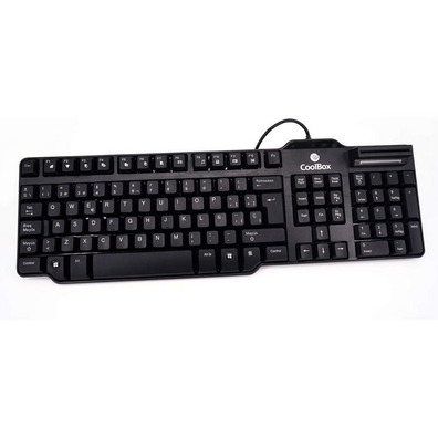 Teclado Coolbox con lector DNIe