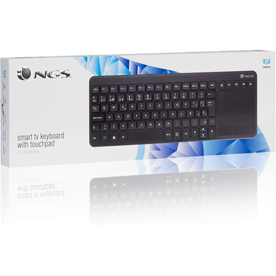 Teclado Inalámbrico NGS TV Warrior (Touchpad)