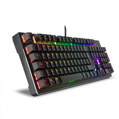 Teclado Ozono Alliance Gaming Semi mecánico Negro