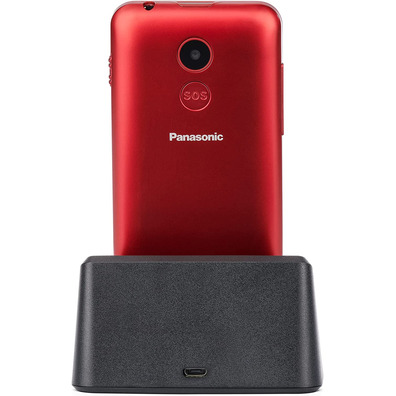 Teléfono Móvil para Personas Mayores Panasonic KX-TU155EXRN Rojo