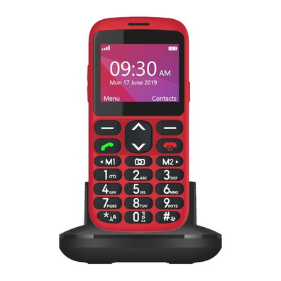 Teléfono Móvil Telefunken S520 para Personas Mayores Rojo