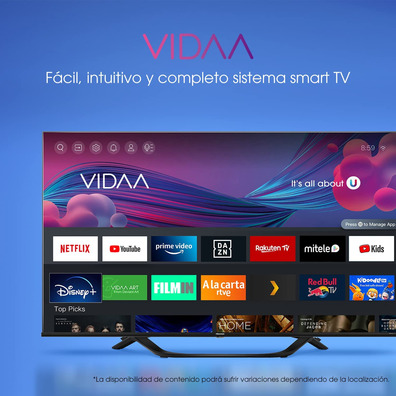 Televisione LED Hisense 55A63H 55 '' Smart TV 4K UHD Wifi/BT