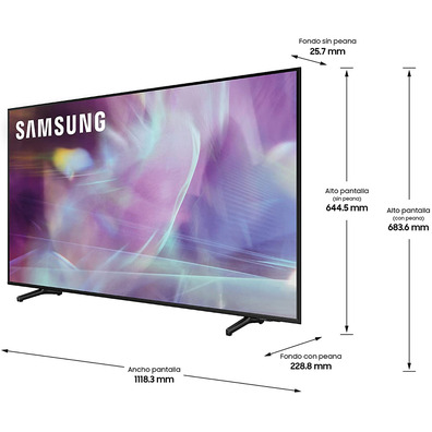 Televisione Samsung QLED QE50Q60A 50 " Ultra HD 4K Smart TV/WiFi