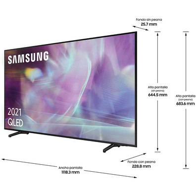 Televisore Samsung QLED QE50Q60A 50 " Ultra HD 4K Smart TV/WiFi