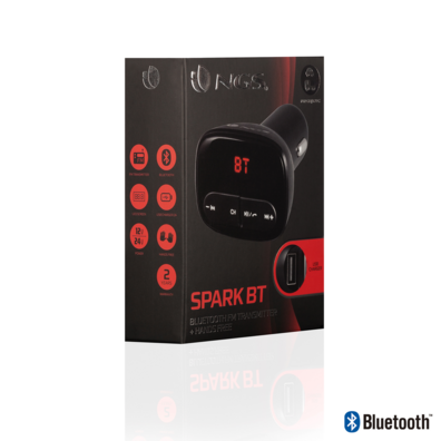 Trasmettitore FM Bluetooth per auto NGS Sparkbt