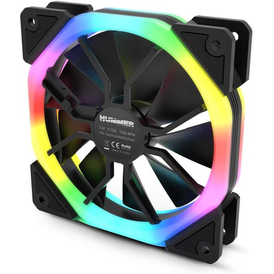 Ventilador Nox Hummer S-FAN 12 cm ARGB Arcobaleno