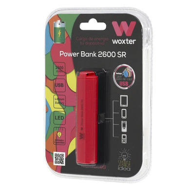 Woxter Powerbank 2600 mAh Pink