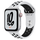 Apple Watch SE Nike GPS/Cellular 44mm Caja Aluminio Plata / Correa Deportiva Nike Platino Negro