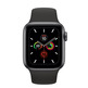 Apple Watch Series 5 44mm GPS Aluminio Gris Espacial con corredo Negra Sport MWVF2TY/A